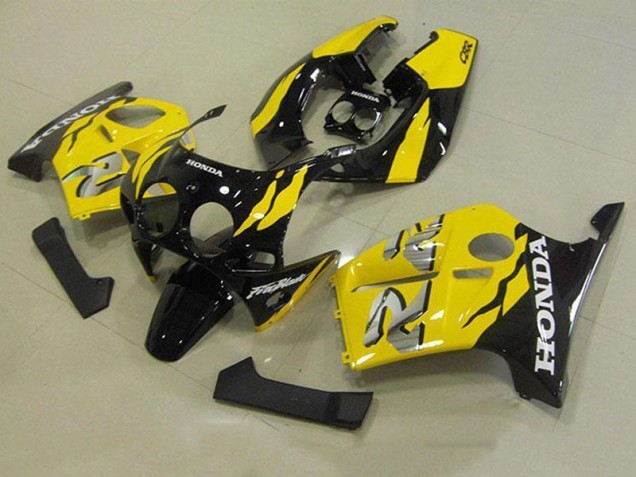 Yellow Black 1988-1989 Honda CBR250RR MC19 MC19 Fairings Yellow Black 1988-1989 Honda CBR250RR MC19 MC19 Fairings