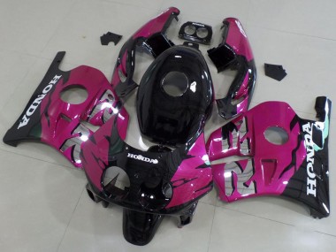 Pink Black 1991-1998 Honda CBR250RR MC22 MC22 Fairings