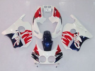 Red White Blue 1991-1998 Honda CBR250RR MC22 MC22 Fairings