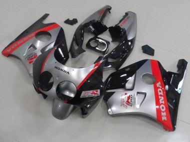 Silver Black Red 1991-1998 Honda CBR250RR MC22 MC22 Fairings