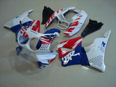 White Blue Red 1992-1993 Honda CBR900RR 893 Fairings