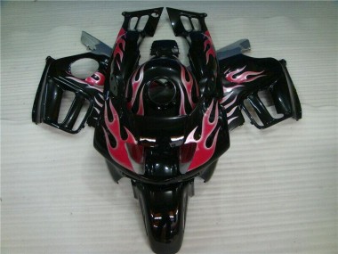 Black 1995-1998 Honda CBR600 F3 Full Fairing Kit