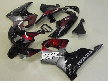 Red Black Silver 1996-1997 Honda CBR900RR 893 Fairings
