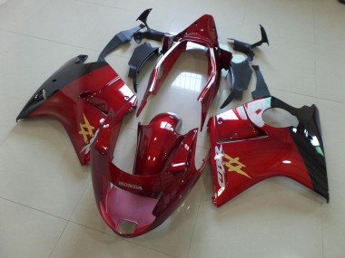 Candy Red Black OEM Style 1996-2007 Honda CBR1100XX Fairings