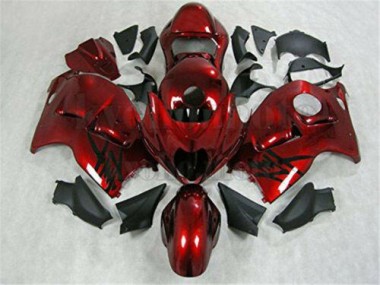 Red Black 1996-2007 Suzuki GSXR 1300 Fairings
