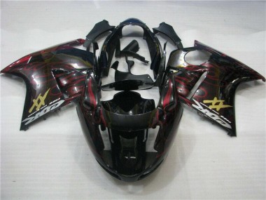 Red Flame 1996-2007 Honda CBR1100XX Fairings