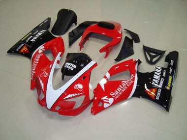 Red Black White 1998-1999 Yamaha YZF R1 Fairings