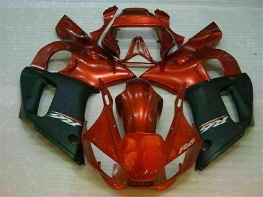 Black Brown 1998-2002 Yamaha YZF R6 Fairings