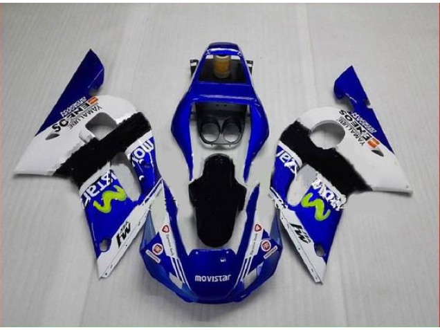 Blue Green White 1998-2002 Yamaha YZF R6 Fairings Blue Green White 1998-2002 Yamaha YZF R6 Fairings