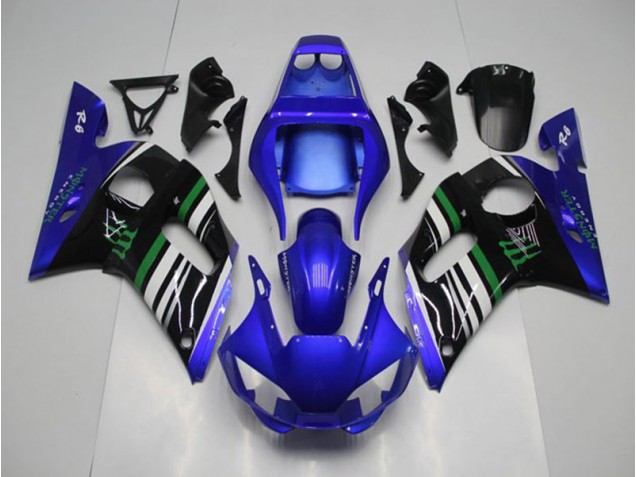Blue Monster 1998-2002 Yamaha YZF R6 Fairings Blue Monster 1998-2002 Yamaha YZF R6 Fairings
