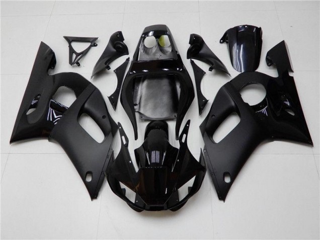 Glossy Matte Black 1998-2002 Yamaha YZF R6 Fairings Glossy Matte Black 1998-2002 Yamaha YZF R6 Fairings