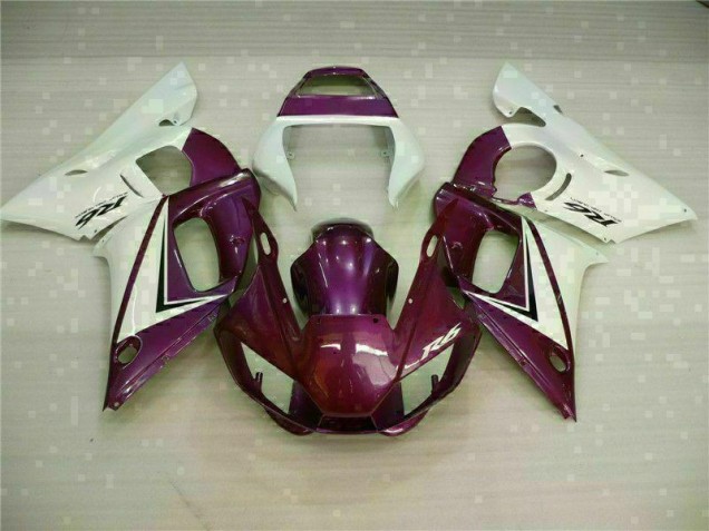 Purple White 1998-2002 Yamaha YZF R6 Fairings Purple White 1998-2002 Yamaha YZF R6 Fairings