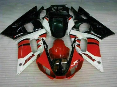 Red Black 1998-2002 Yamaha YZF R6 Fairings & Bodywork