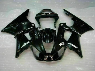 Black 2000-2001 Yamaha YZF R1 Fairings & Plastics