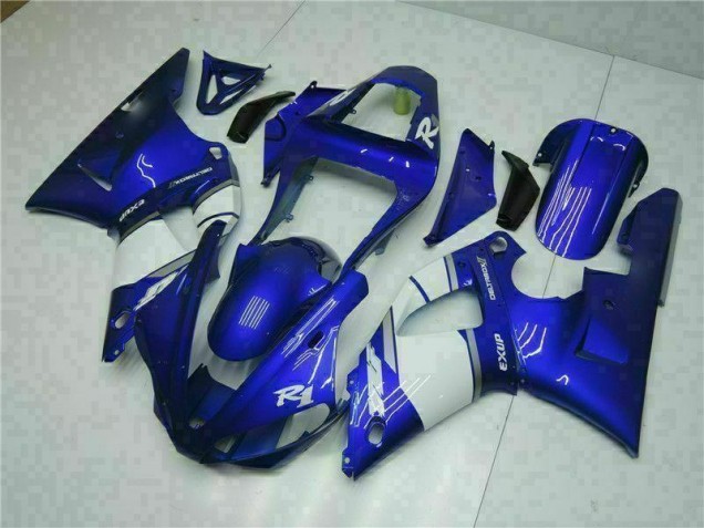Blue 2000-2001 Yamaha YZF R1 Complete Fairing Kit