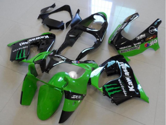 Green Monster 2000-2001 Kawasaki Ninja ZX9R Fairings Green Monster 2000-2001 Kawasaki Ninja ZX9R Fairings