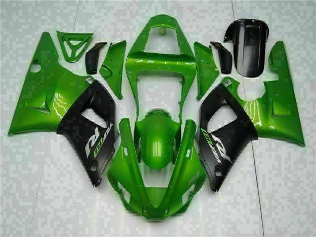 Green 2000-2001 Yamaha YZF R1 Fairings Green 2000-2001 Yamaha YZF R1 Fairings