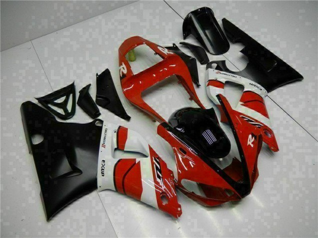 Red Black 2000-2001 Yamaha YZF R1 Fairings Red Black 2000-2001 Yamaha YZF R1 Fairings