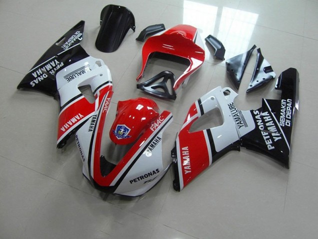 Red White Yamalube Race 2000-2001 Yamaha YZF R1 Fairings Red White Yamalube Race 2000-2001 Yamaha YZF R1 Fairings