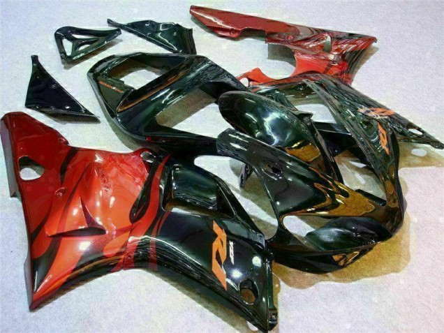 Red 2000-2001 Yamaha YZF R1 Fairing Kit