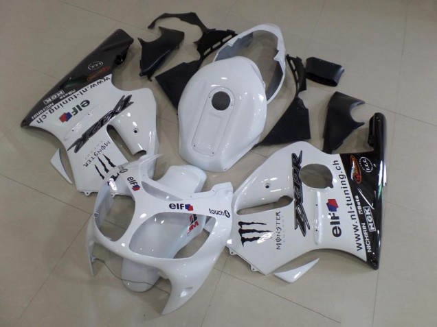 White 2000-2001 Kawasaki Ninja ZX12R Fairings White 2000-2001 Kawasaki Ninja ZX12R Fairings