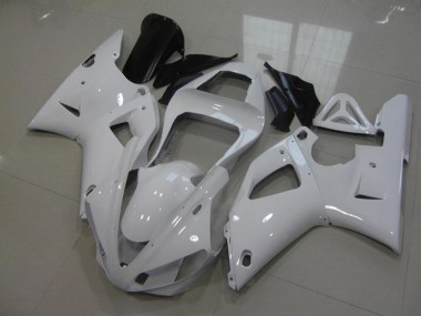 White No Decals 2000-2001 Yamaha YZF R1 Fairings