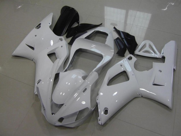 White No Decals 2000-2001 Yamaha YZF R1 Fairings