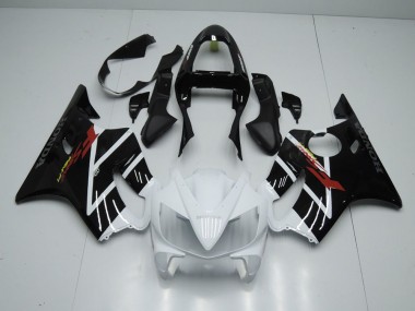 Black White 2001-2003 Honda CBR600 F4I Fairings
