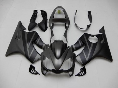 Matte Black Grey 2001-2003 Honda CBR600 F4i Fairings