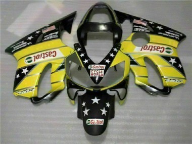 Yellow Black 2001-2003 Honda CBR600 F4i Full Fairing Kit