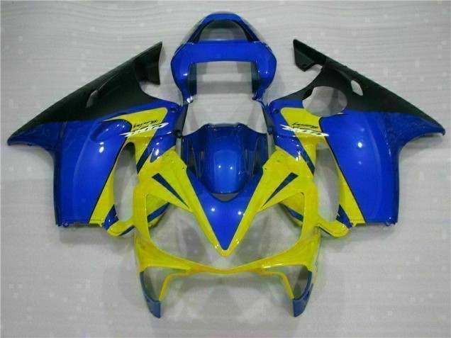 Yellow Blue 2001-2003 Honda CBR600 F4i Fairings Yellow Blue 2001-2003 Honda CBR600 F4i Fairings