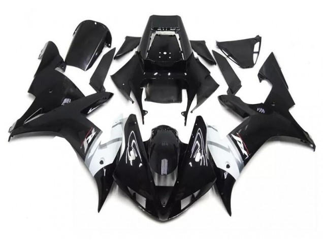 Black White 2002-2003 Yamaha YZF R1 Fairings & Bodywork