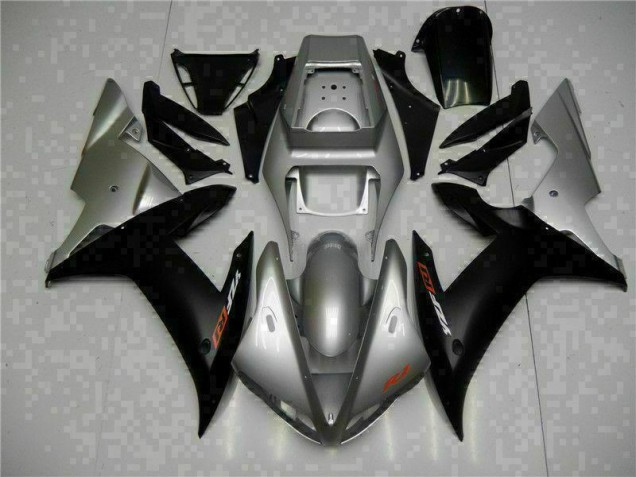 Black 2002-2003 Yamaha YZF R1 Complete Fairing Kit