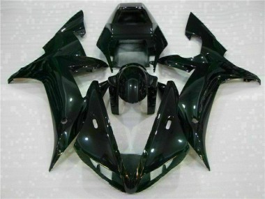 Black 2002-2003 Yamaha YZF R1 Injection Fairing Kit