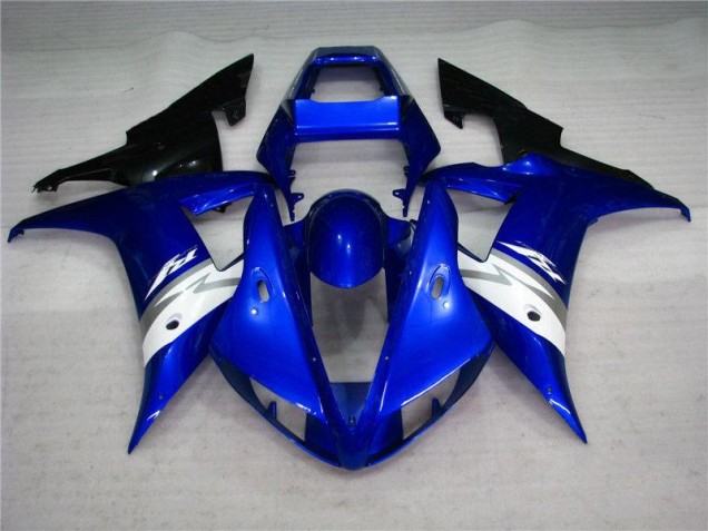Blue White 2002-2003 Yamaha YZF R1 Injection Fairings
