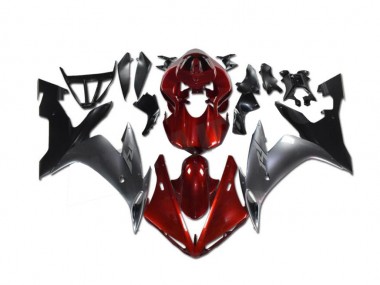 Red Grey Black 2002-2003 Yamaha YZF R1 Fairings