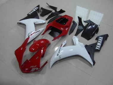 Red White Black 2002-2003 Yamaha YZF R1 Fairings