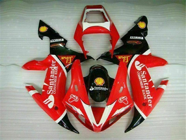 Red 2002-2003 Yamaha YZF R1 Full Fairing Kit
