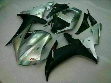 Silver Black 2002-2003 Yamaha YZF R1 Fairings