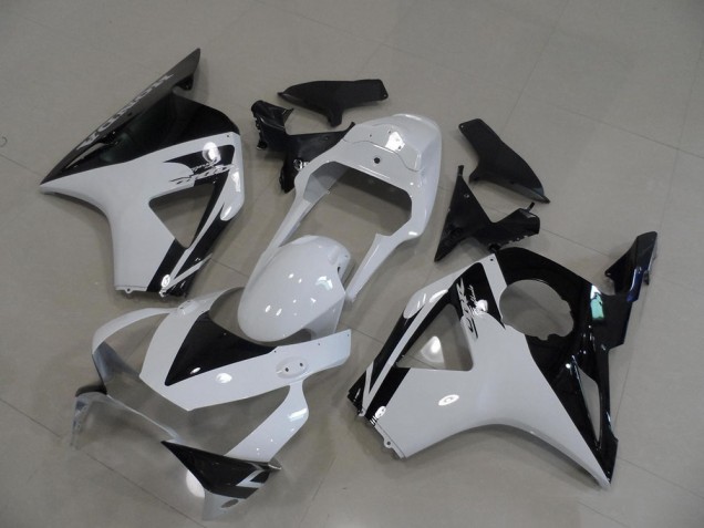 White Black 2002-2003 Honda CBR900RR 954 Fairings White Black 2002-2003 Honda CBR900RR 954 Fairings