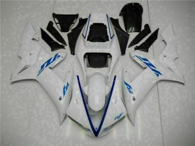 White 2002-2003 Yamaha YZF R1 Full Fairing Kit