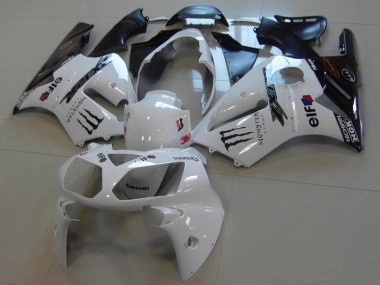 White Monster 2002-2005 Kawasaki Ninja ZX12R Fairings