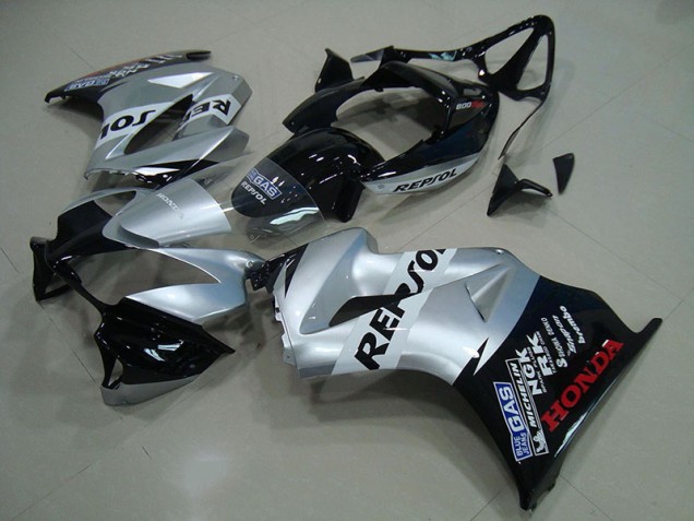 Silver Repsol 2002-2013 Honda VFR800 Fairings