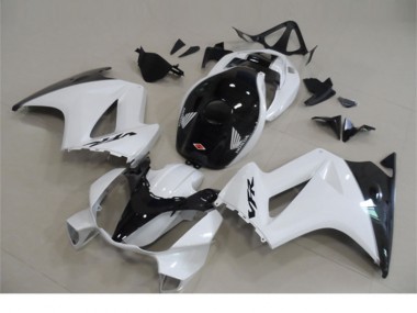 White Black 2002-2013 Honda VFR800 Fairings