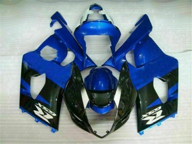 Blue Black 2003-2004 Suzuki GSXR 1000 Fairings