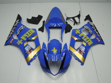 Blue Rizla 2003-2004 Suzuki GSXR 1000 Fairings