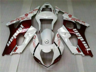 Red White 2003-2004 Suzuki GSXR 1000 Fairings & Bodywork