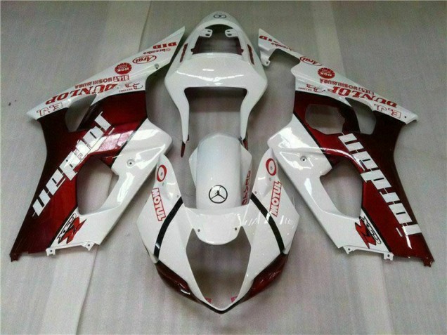Red White 2003-2004 Suzuki GSXR 1000 Fairings & Bodywork