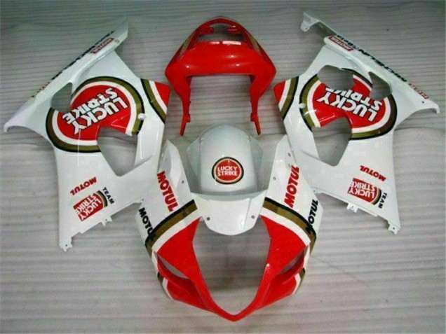 Red White 2003-2004 Suzuki GSXR 1000 Fairings Red White 2003-2004 Suzuki GSXR 1000 Fairings