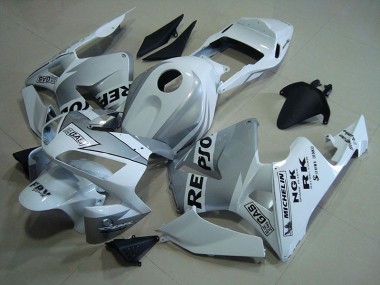 Repsol White Silver 2003-2004 Honda CBR600RR Fairings
